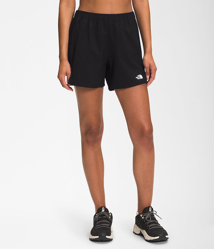 The North Face Womens Shorts Wander 5 Inch 798LSUXWQ - Black